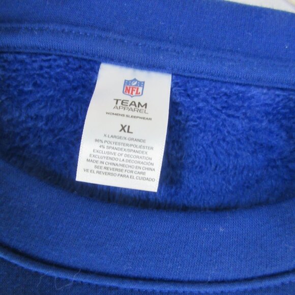 Chargers NFL Team Los Angeles Blue Embroidered Sweatshirt Crew Size XL NWT - Picture 6 of 11